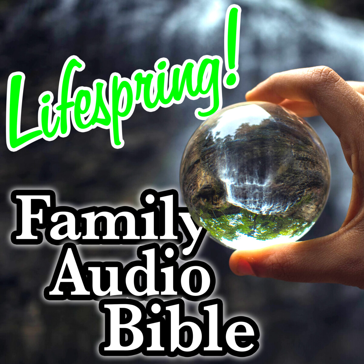 S12E113Art3000-hand holding crystal orb