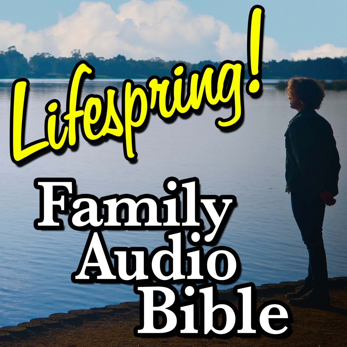 S12E186Art3000-woman standing by calm lake