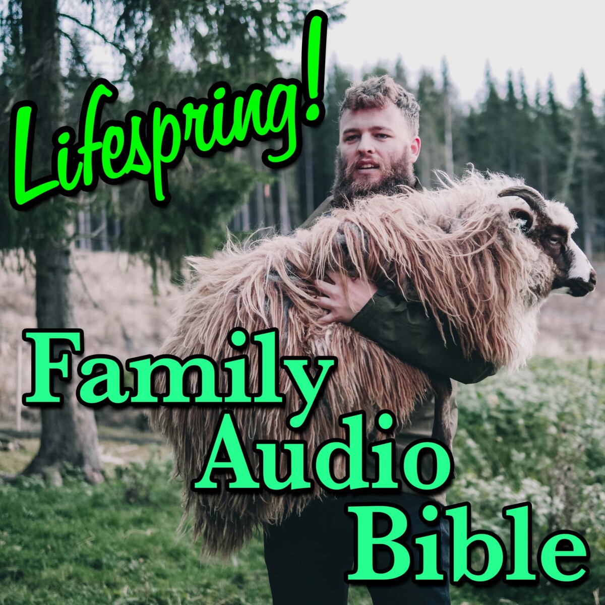 S12E207Art3000-shepherd with a sheep in his arms