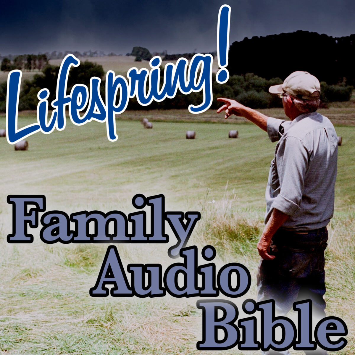 S12E254Art3000-farmer in field pointing