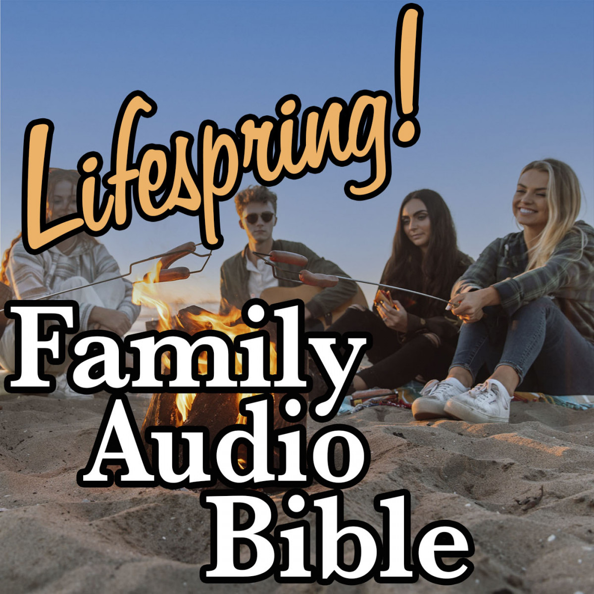 S12E340Art1400-friends on the beach