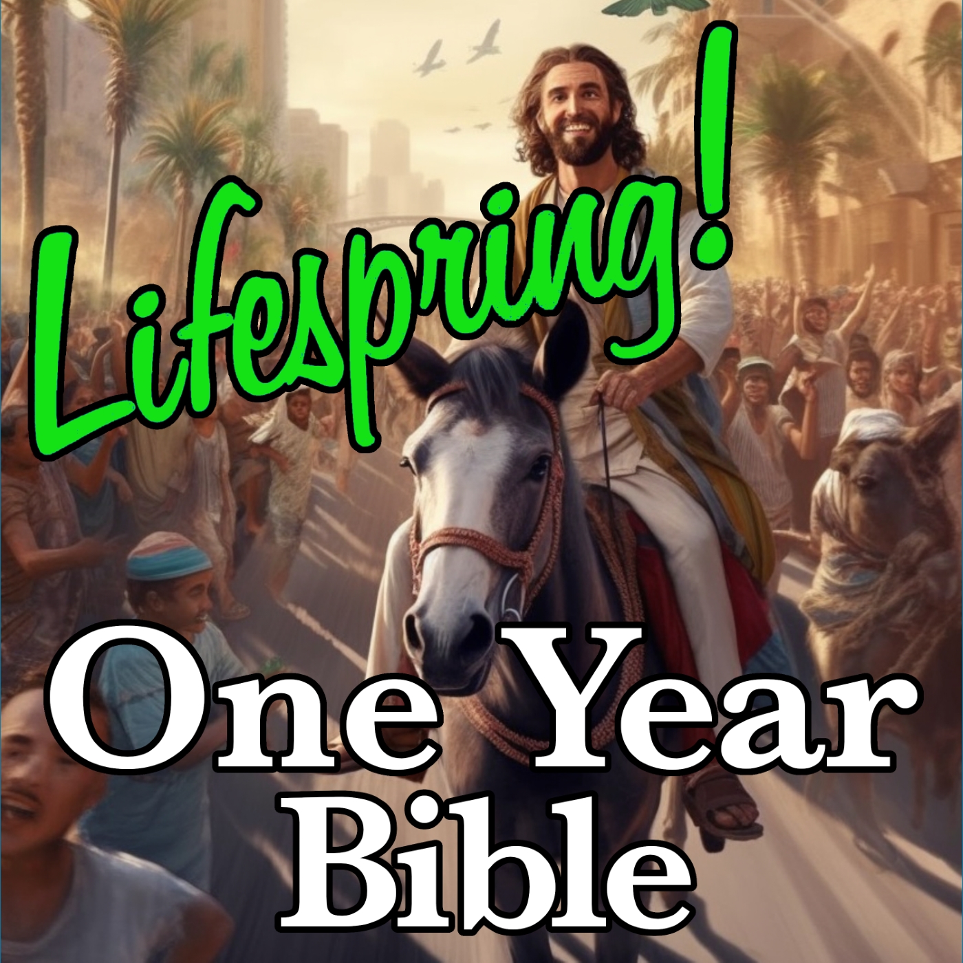 S13E245ArtSWS1400-jesus riding into jerusalem