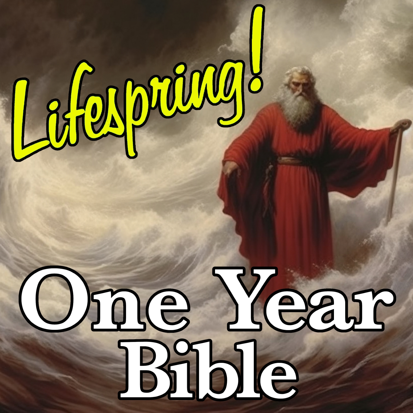 S13E249ArtSWS1400-moses parts the red sea