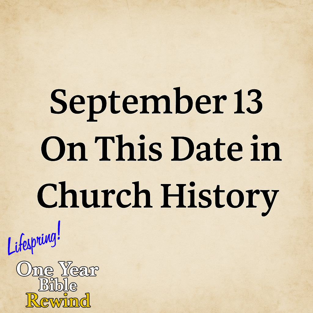 On This Date in Church History — September 13 (Isaac Watts and Francis Asbury)